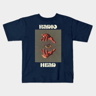 Hand Eyes Radio Head Kids T-Shirt